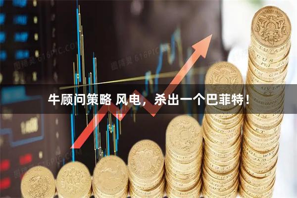 牛顾问策略 风电，杀出一个巴菲特！